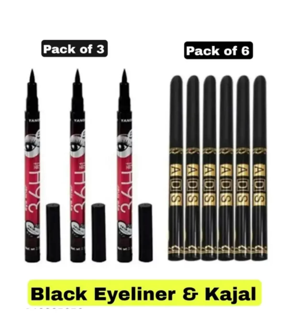 ADS 3957 Makeup Kit with Sketch Pen Waterproof Eyeliner